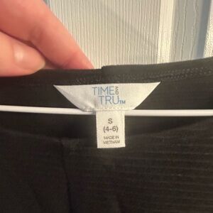 Time and Tru Kids Black Bottoms